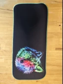 SGE TEKNOLOJİ 70 X 30 CM FOSFORLU DİKİŞLİ KURT KAYDIRMAZ TABAN SPEED YÜZEY OYUNCU MOUSE PAD - 1