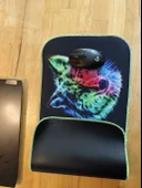SGE TEKNOLOJİ 70 X 30 CM FOSFORLU DİKİŞLİ KURT KAYDIRMAZ TABAN SPEED YÜZEY OYUNCU MOUSE PAD - 3