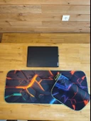 SGE TEKNOLOJİ 70X30 CM FOSFORLU DİKİŞLİ 3D BOYUT TASARIMI KAYDIRMAZ TABAN SPEED YÜZEY OYUNCU MOUSE PAD GAMİNG - 2