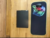 SGE TEKNOLOJİ 70 X 30 CM FOSFORLU DİKİŞLİ KURT KAYDIRMAZ TABAN SPEED YÜZEY OYUNCU MOUSE PAD - 2