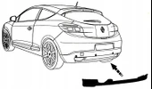 Arka Tampon Alt Spoiler Renault Megane 3 Coupe 7711425234 MAİS thumbnail 3