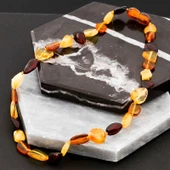 pilelistore Bebek Damla Kehribar Diş Kolye - 4