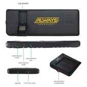 Yeni Tasarım Kablosuz Mini Akıllı Klavye Tv Televizyon PS4/PS5/XBOX/PROJEKSİYON Lazer İşaretleyici - 3