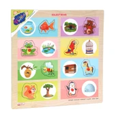 ONY-363-364 Ahşap Tutmalı Eşleştirme Hangi Hayvan Nerede Yaşar -Onyıl thumbnail 1