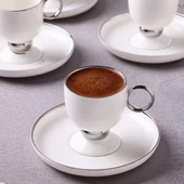 Aryıldız Margaux Platin 6 Kişilik Kahve Fincan Takımı - 2