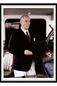 Atatürk Ahşap Duvar Posteri - 1