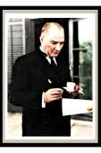 Atatürk Ahşap Duvar Posteri 15x21 - 1