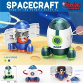 MG-D400-44 Sürtmeli Astronotlu Uzay Roketi thumbnail 3