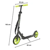 Evo Flexi Max 2 Tekerlekli Scooter Yeşil thumbnail 3
