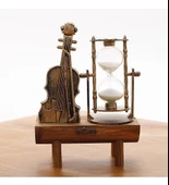 pilelistore Dekoratif Keman Tasarımlı Kum Saati S-39 - 1