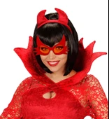 KırmızıRenkBıyıkTasarımlıKediGözlüğü19x11cm thumbnail 1