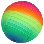 DoubleWSportsGökkuşağıTırtıklıPVCTop23cm - 2