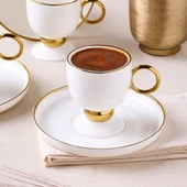 Aryıldız Margaux Gold 6 Kişilik Kahve Fincan Takımı thumbnail 2