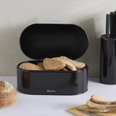 Karaca Dustin Ekmek Kutusu Siyah thumbnail 5