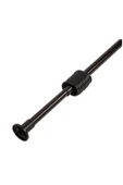 Banyo Perde Borusu Siyah 160-260cm Uzayabilien Duş Perde Borusu Duşakabin Boru Yaylı Metal Boru thumbnail 1