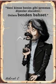 Retro Ahşap Poster - 1