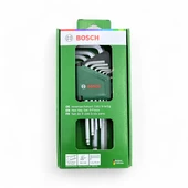 Top Başlı Uzun Alyan Anahtar Takımı Bosch 9 Parça - 1600A02BX9 - 1