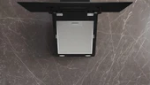 Siemens LC64KPJ70T iQ100, Duvar tipi davlumbaz, eğimli cam tasarım, 60 cm, antrasit gri - 5