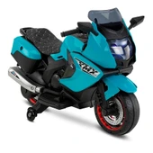 BABYHOPE 438A XMX-316 12V LEDLİ AKÜLÜ MOTOR TURKUAZ thumbnail 1