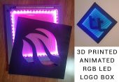 Tamamen Yazdırılabilir Rgb Led Logo Kutusu Plastik Aparat - 1