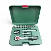 Cırcırlı Lokma Anahtar Seti 1/4'' 14 Parça Bosch 1600A02BY0 - 1