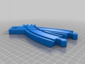 Oyuncak Ahşap Tren Yolu / Spielzeug Holzeisenbahn Schienen / Kreuzung Kurve 2 / Bri̇o Thomas Ikea Ebay Kompatibel Plastik Aparat - 2
