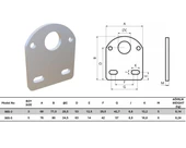 906-5 Dikey Taban İtme Çekme Bağlantı Elemanı 23902 - 1