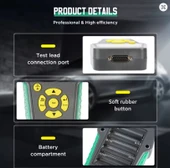 DUOYI DY223 Akü İç Direnç Test Cihazı 4 Telli Kelvin Test - Kurşun Asit, Lityum, Ni-Cd ve Alkalin Piller Uyuml - 3