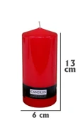 Dekoratif Kokusuz Baton Mum 6x13 cm - 8