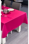 Fuşya Masa Örtüsü Jakar Kumaş 140x180cm Masa Örtüsü thumbnail 1