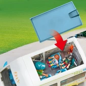 Playmobil City Life 71329 Okul Otobüsü, Sürgülü Kapılı Büyük Okul Otobüsü, Tekerlekli Sandalye İçin Katlanabilir Rampa v - 3