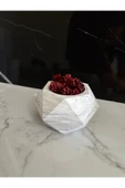 Dekoratif Beton Sukulent Saksı Minik Çiçek Vazosu El Yapımı Hediyelik Saksı - 2