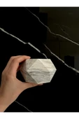 Dekoratif Beton Sukulent Saksı Minik Çiçek Vazosu El Yapımı Hediyelik Saksı - 5
