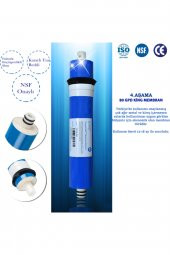 Kapalı Kasa 12 Su Arıtma Filtresi Cihazı 80 Gpd King Membranlı Inline Yıllık Filtre Seti - 5