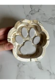 Beton Patili Küllük El Yapımı Kedi Köpek Tasarımlı Dekoratif Yıkanabilir Kül Tablası - 3