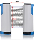 6lı SET Masa Tenisi Filesi Raket Top Seti Otomatik Gerdirme Pinpon Net Tüm Masalara Uyumlu thumbnail 8