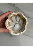 Beton Patili Küllük El Yapımı Kedi Köpek Tasarımlı Dekoratif Yıkanabilir Kül Tablası - 7