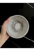 Dekoratif Beton Kase Takılık El Yapımı Havluluk - 5