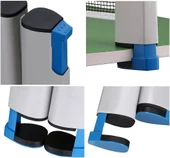 6lı SET Masa Tenisi Filesi Raket Top Seti Otomatik Gerdirme Pinpon Net Tüm Masalara Uyumlu thumbnail 2