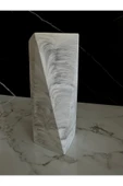 Beton Çiçek Vazosu El Yapımı Dekoratif Geometrik Saksı - 5
