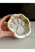 Beton Patili Küllük El Yapımı Kedi Köpek Tasarımlı Dekoratif Yıkanabilir Kül Tablası - 4