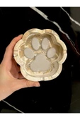 Beton Patili Küllük El Yapımı Kedi Köpek Tasarımlı Dekoratif Yıkanabilir Kül Tablası - 6
