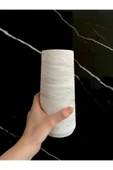 Beton Vazo Dekoratif Saksı El Yapımı Şık Aksesuar - 2