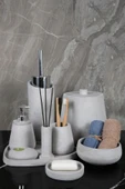 El Yapımı Beton Banyo Seti - 1