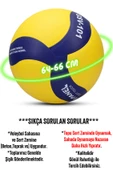 SEMİ-PRO Voleybol Topu Lamineli Beton Zemin SoftTouch İç-Dış Mekana Uygun 8 Panel Sarı-Mavi GSV101 thumbnail 5