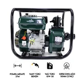 DAWREEK Benzinli Su pompası Wp20 thumbnail 1