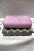 Dekoratif Beton Sabunluk | Dayanıklı, El Yapımı, Modern Tasarım Banyo Dekorasyon 1 Adet - 8