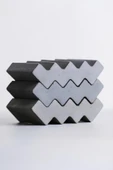 Dekoratif Beton Sabunluk | Dayanıklı, El Yapımı, Modern Tasarım Banyo Dekorasyon 1 Adet - 7