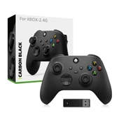 Konsol Plus XBOX 9. Nesil Kablosuz Gamepad  SİYAH 2.4G PC/ANDROİD/IOS thumbnail 1