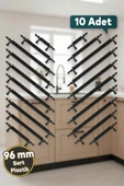 SERT PLASTİK Polavit Siyah Mobilya Kulpu 96 mm – 10’lu Set - 2